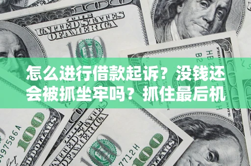 武汉怎么进行借款起诉？没钱还会被抓坐牢吗？抓住最后机会！