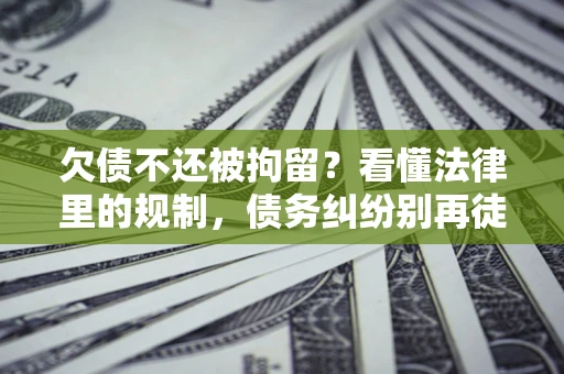 武汉欠债不还被拘留？看懂法律里的规制，债务纠纷别再徒劳奔波