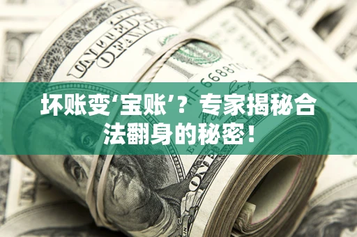 武汉坏账变‘宝账’？专家揭秘合法翻身的秘密！