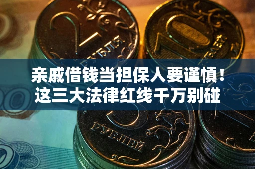 武汉亲戚借钱当担保人要谨慎！这三大法律红线千万别碰