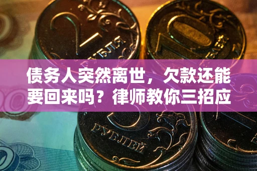 武汉债务人突然离世，欠款还能要回来吗？律师教你三招应对