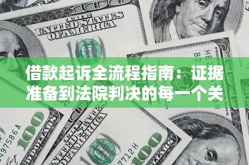 武汉借款起诉全流程指南：证据准备到法院判决的每一个关键步骤