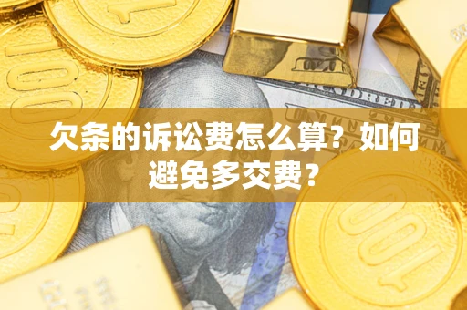 武汉欠条的诉讼费怎么算？如何避免多交费？