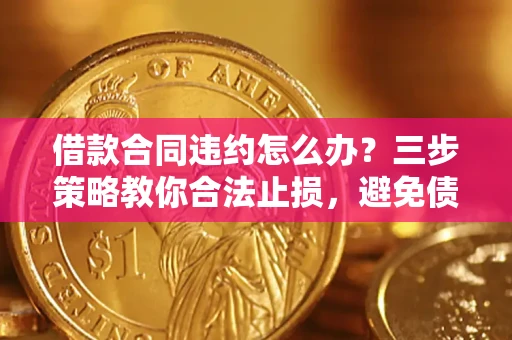 武汉借款合同违约怎么办？三步策略教你合法止损，避免债务危机升级