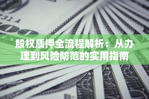 武汉股权质押全流程解析：从办理到风险防范的实用指南