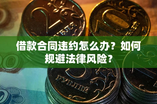 武汉借款合同违约怎么办？如何规避法律风险？