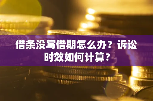武汉借条没写借期怎么办？诉讼时效如何计算？